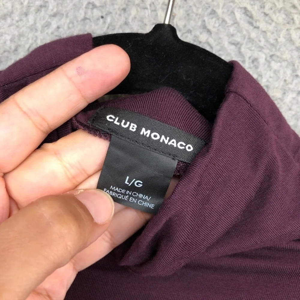 Zara Club Monaco Pants Top Skirt Womens L 12 Black Purple Professional Bundle